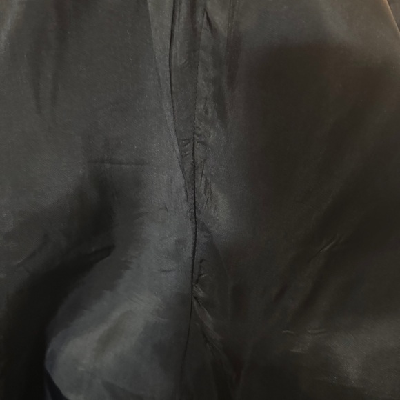 Vtg Lauren Ralph Lauren Womens Blk L/S Gold Buttons Embroidered Pocket Blazer 8 - Picture 7 of 12